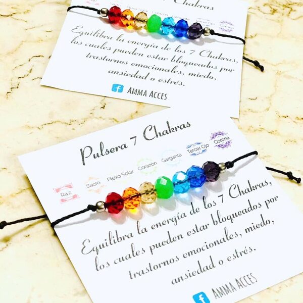 Pulsera 7 Chakras energética 