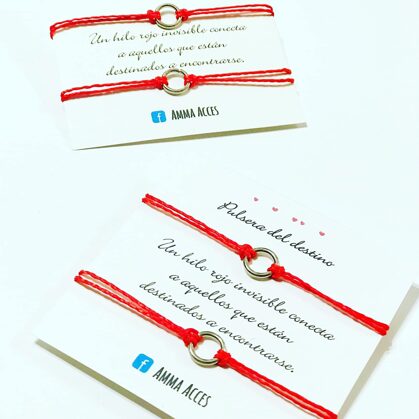 Pack x 2 Hilo Rojo del DESTINO $300