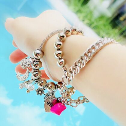 Pulsera MULTIDIJE $550 / Pulsera doble “CAPRI” con Piedra Natural $680