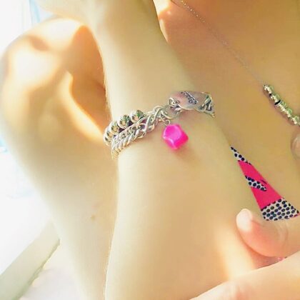 Pulsera doble “CAPRI” con Piedra Natural $680