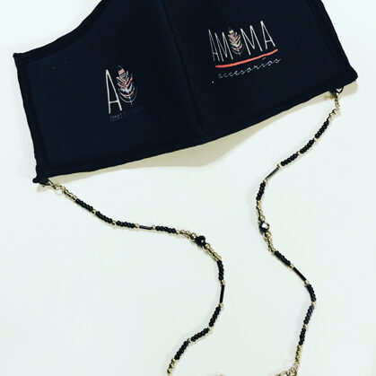 Holder Blacky SIN STOCK - 3 usos: sujeta barbijo/ collar/ pulsera